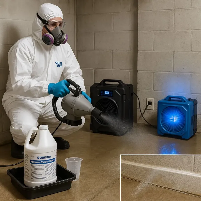 Sanitization and Odor Removal process in Kingfield, ME