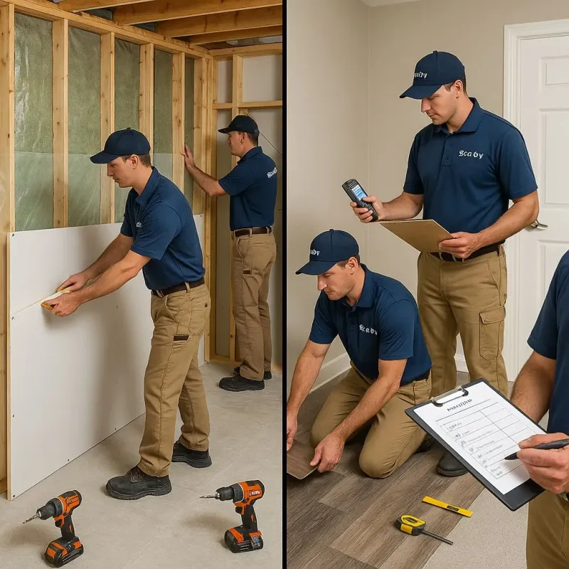 Repairs and Reconstruction process in Kingfield, ME